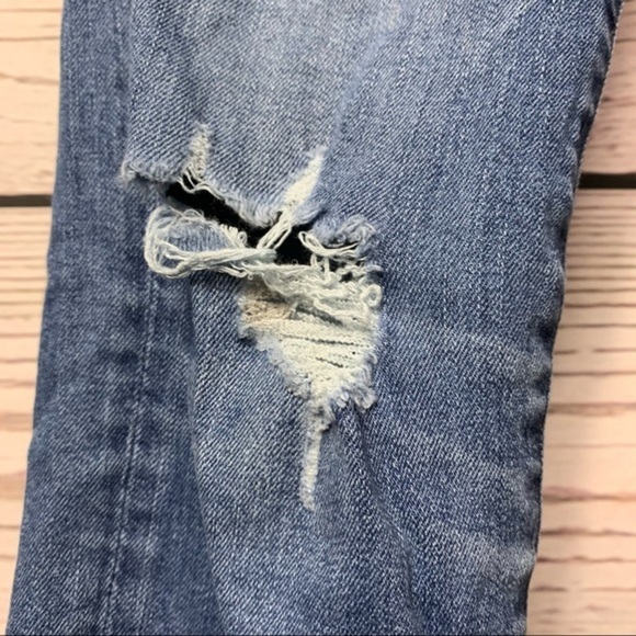 Flying Monkey Mid-Rise Distressed Raw Hem Jeans - Picture 5 of 8